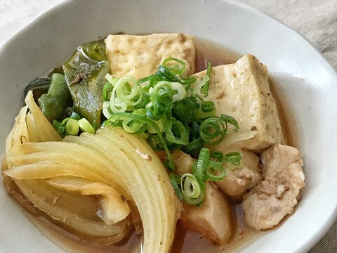 鶏肉のすき焼き風煮物